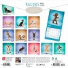 BrownTrout Yoga Dogs 2026 12"x24" Hanging Square Wall Calendar Plastic-Free - 2 of 4