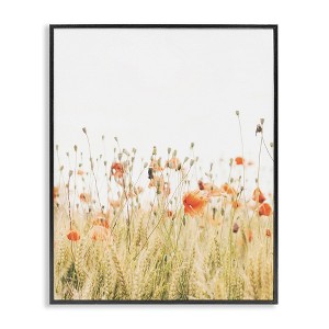 Stupell Industries Poppy Field Photography Framed Giclee Art - 1 of 4