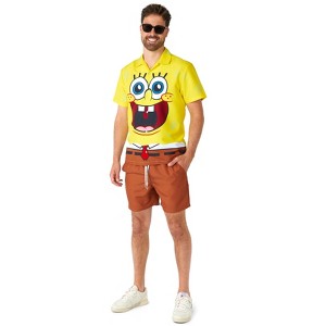 Suitmeister Men's Festival Summer Set - Spongebob - Yellow - Size M - 1 of 4