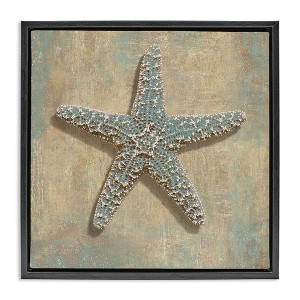 Stupell Industries Starfish Beach Objects Design, 25" x 25" - 1 of 4