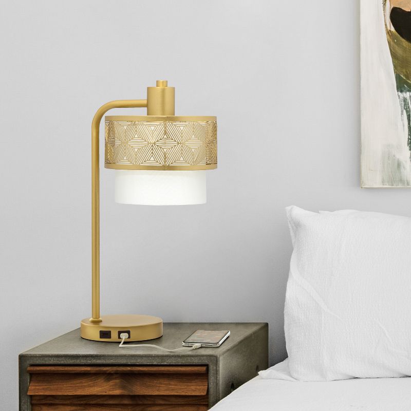 19.5&#34; Alaina Shade Table Lamp - River of Goods, 2 of 12