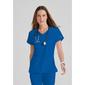 Grey's Anatomy by Barco Classic Women's Cora 4-Pocket Scrub Top - 1 of 4