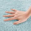 LunaLulinlk 1 PCS 24x44" 100% Cotton Tufted 3000 GSM Reversible Bath Rug Blue - 2 of 4