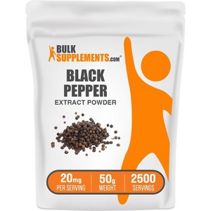 BulkSupplements Black Pepper Extract (95% Piperine) Powder - 1 of 4