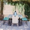 Aoodor Outdoor Dining Chair Cushions Set of 4, Waterproof Patio Furniture Seat Cushions, Outdoor Chair Pads with Ties - 2 of 4