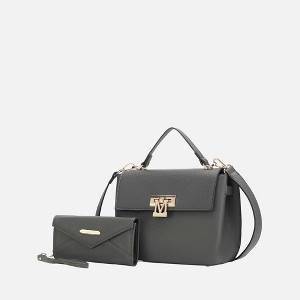 MKF Collection Hadley Women’s Satchel Bag with Wristlet Wallet by Mia K - 1 of 3