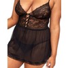 Adore Me Women's Yolandi Babydoll Lingerie - 2 of 3