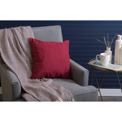 Black and Beige Cotton Chevron Throw Blanket with Fringe