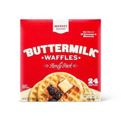 Buttermilk Frozen Waffles - 24ct - Market Pantry&#8482;