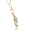 Pompeii3 1/2Ct T.W. Circled By Love Diamond Pendant 10k Yellow Gold Women's Necklace - 2 of 4