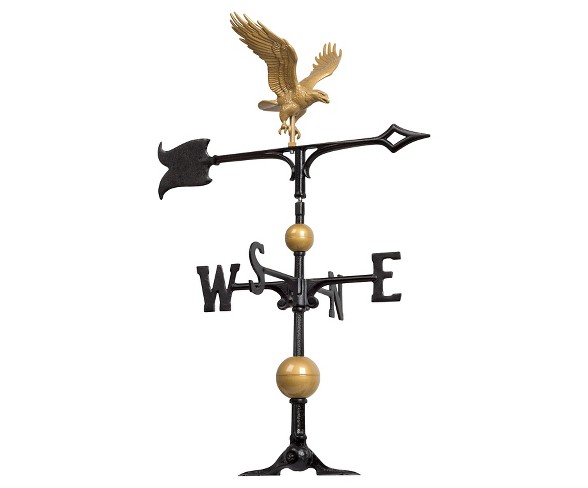 30" Full-Bodied Eagle Weathervane - Gold-Bronze - Whitehall Products