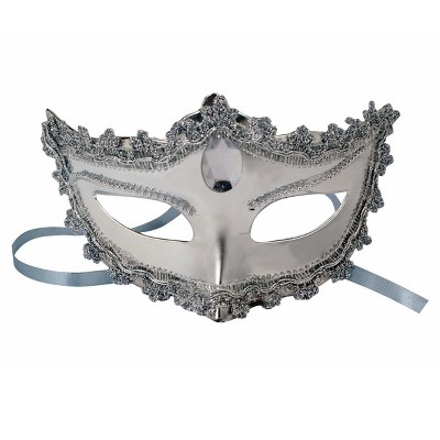 Forum Novelties White Elegance Eye Mask with Ribbon Tie