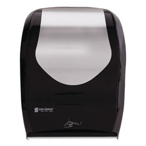 San Jamar Smart System with iQ Sensor Towel Dispenser, 16.5 x 9.75 x 12, Black/Silver - 1 of 4