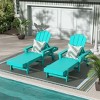 WestinTrends Malibu 2 Piece Reclining Chaise Lounge With Arms & Wheels - 2 of 4