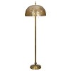 River of Goods 65.25" 3-Light Ivy Brushed Gold Finish Metal Floor Lamp: ETL Listed, Artisanal Design - 2 of 4