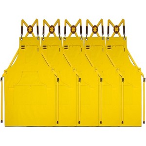 Heavy-Duty Multi-Pocket Canvas Apron - for Gardening, Painting, BBQ, Carpentry & More, Adjustable Sizes M to XXL for All Professions - 1 of 4