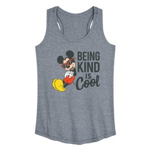 Women's - Disney - Mickey Kind Is Cool Graphic Racerback Tank - 1 of 4