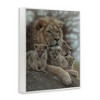 Stupell Industries King Lion Baby Cubs Wild Safari Animal Family Black Framed Giclee Art - 3 of 4