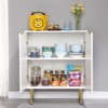 Dining Cabinet Set with 2Pcs White Dining Cabinet Set, Durable Construction, Spacious Storage, Elegant Design, Easy Assembly - 4 of 4