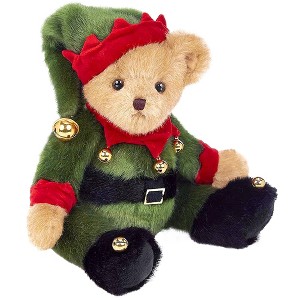 Bearington Jingle Toes Christmas Bear Plush, 14 Inch Christmas Stuffed Animal Teddy Bear, Ideal Elf Stuffed Animal Gift for Kids - 1 of 4