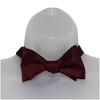 Men's Solid Color 2.75" x 4.75"  Adjustable 16" - 22" Self-Tie Bow Tie for Tuxedo & Wedding - 2 of 3