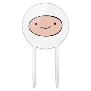 Adventure Time Finn Head Acrylic Cake Topper - 1 of 4