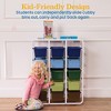ECR4Kids 5-Tier Storage Rack with 15 Cubby Bins 5x3 - 4 of 4