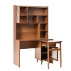 NicBex Computer Desk with 90 Degree Rotating Desktop, Versatile Writing Desk with Shelves and Cabinets for Living Room, Office - 2 of 4