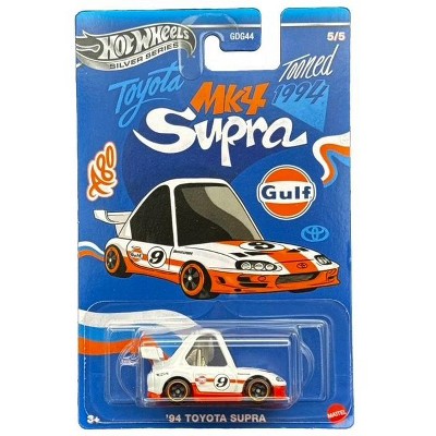 Hot Wheels Tooned 1994 Toyota MK4 Supra Silver Gulf Series