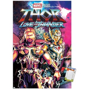 Trends International Marvel Thor: Love and Thunder - Duo Unframed Wall Poster Prints - 1 of 4