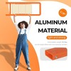 Folding Step Stool With 3 Wide Anti-Slip Step Ladder, 580 Lbs Capacity Aluminium Lightweight Foldable Step Ladders For Home Kitchen Office - 4 of 4