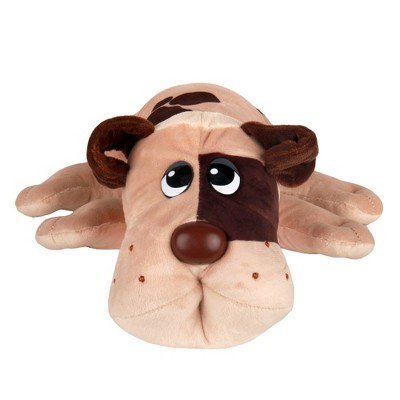 Pound Puppies Classic Stuffed Animal Light Brown With Brown Short Ears