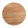 Treasure Trove Accents Lancaster Dining Table 2 Cartons Lancaster Natural: 54" Round Mango Wood, Seats 6 - 3 of 4