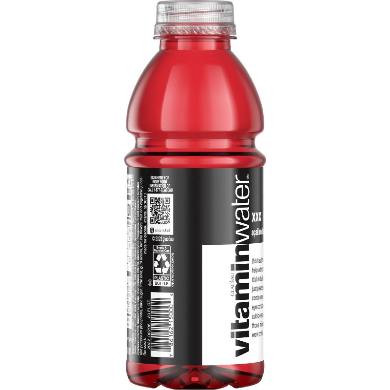 vitaminwater xxx a&#231;ai- blueberry-pomegranate - 20 fl oz Bottle, 4 of 12