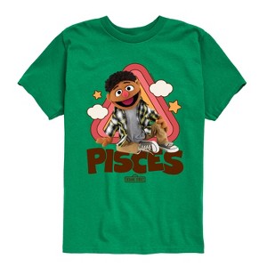 Boys' - Sesame Street - Pisces Tamir Short Sleeve Graphic T-Shirt - 1 of 4