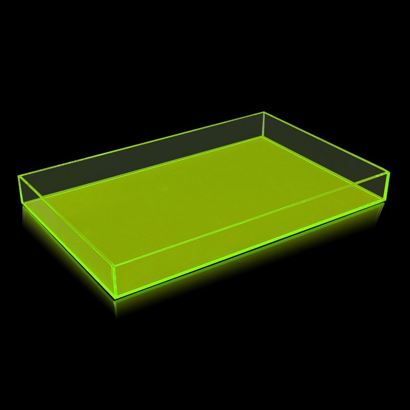 OnDisplay Electric Neon Luxe Clear Acrylic Stackable Cosmetic/Jewelry Tray, 3 of 8