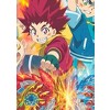 Intimo Beyblade Burst Rise Spinner Tops Anime Characters Collage Silk Touch Plush Throw Blanket Multicoloured - 3 of 4