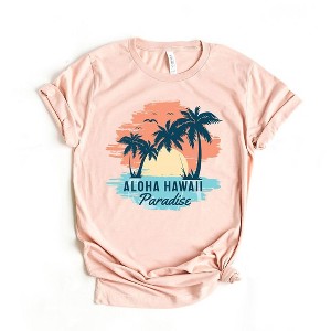 Simply Sage Market Women's Aloha Hawaii Short Sleeve Graphic Tee - 1 of 2