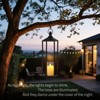 Lanterns Decorative Outdoor & Indoor, Set of 2 Modern Metal Black Lantern with Flameless LED Candles - 4 of 4