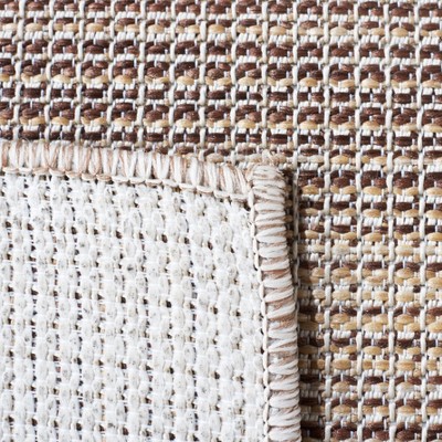 Hampton 8' x 10' Brown/Multi Hand-Knotted Wool Synthetic Rug