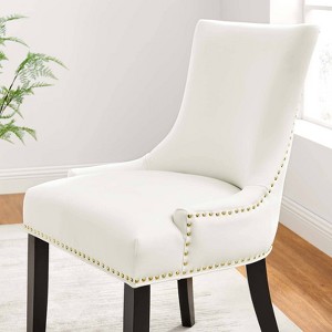 Set of 2 Marquis Performance Velvet Dining Chairs - Modway - 1 of 4