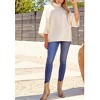 Women's Dolman Sleeve Sweater Turtleneck Sweater - Jodifl - 4 of 4