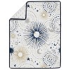 Sweet Jojo Designs Boy or Girl Gender Neutral Unisex Baby Crib Bedding Set - Celestial Blue, Grey and Gold 4pc - 3 of 4