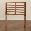Baxton Studio Twin Salome Wood Open Slat Headboard Walnut: Bed Frame Mounted, No Box Spring Needed - 4 of 4