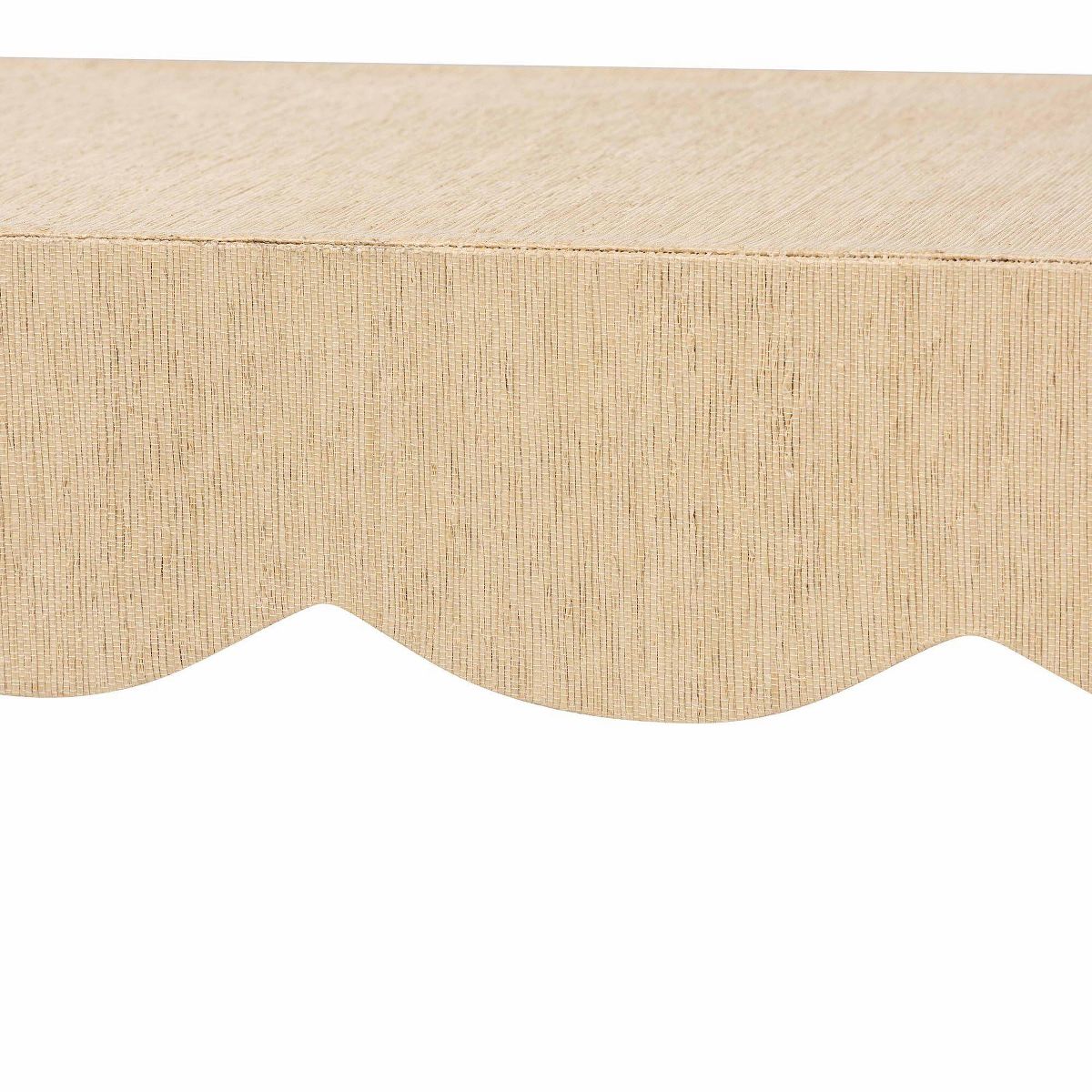 bali & pari Mason Natural Grasscloth Coffee Table Beige - thumbnail 4