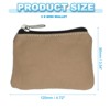 Unique Bargains Canvas Portable Change Coin Purse Pouch with Zipper 3 Pcs - 2 of 4