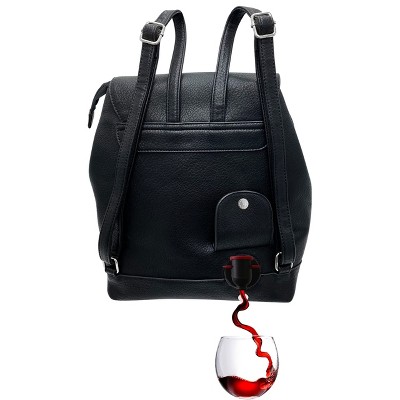 Wine bag purse with hidden spout sale