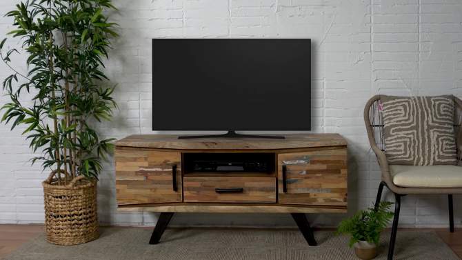 Antwerp Boho TV Stand for TVs up to 53&#34; Tan - Christopher Knight Home, 2 of 10, play video