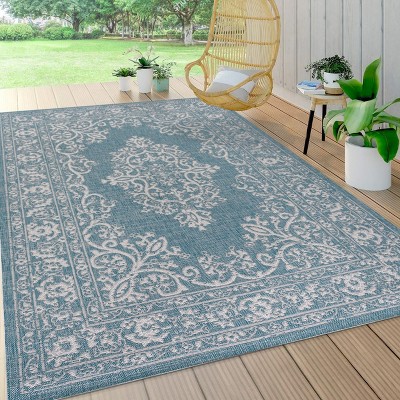 Galon Filigree Indoor/Outdoor Area Rug  - JONATHAN Y