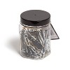 U Brands 280ct Paper Clips in Mason Jar Black/White/Gold - image 2 of 4